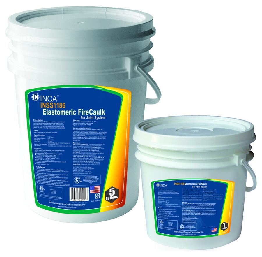 Elastomeric fire caulk INSS1186 - MVL Firestop product